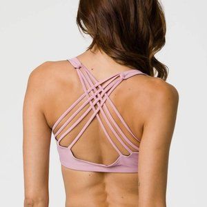 NEW ONZIE Flow Chic Blush Pink Yoga Sports Bra